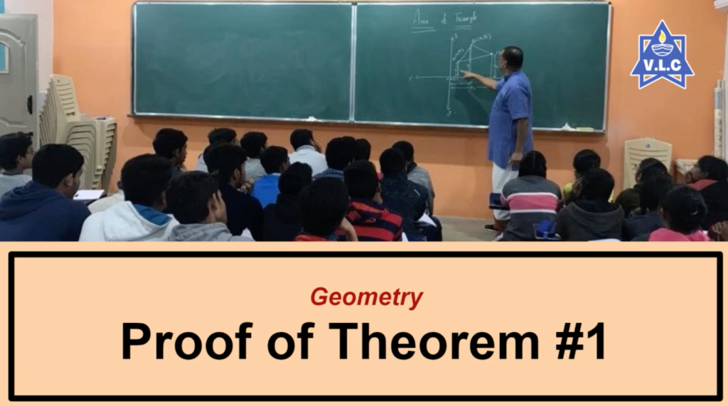 Proof of Theorem #1